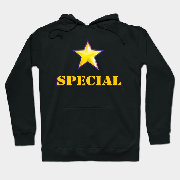 One Star Special Hoodie by PorinArt